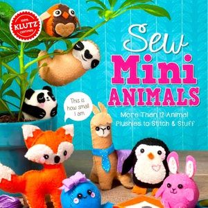 NWT Sew Mini Animals (Klutz Craft Kit)